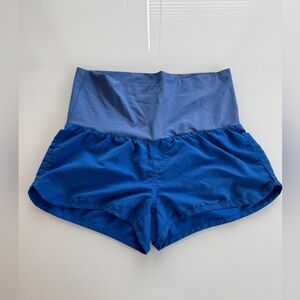 Blue Women's High-Waisted Board Shorts